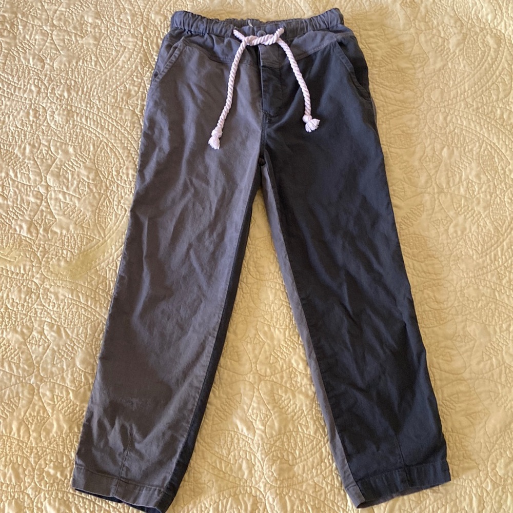 Free people two tone green low rise cargo pants